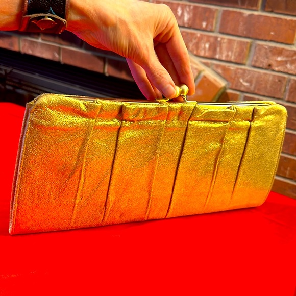 WOW POSHMARK - Authentic Gold Leather Date Night Supermodel Hobo Bag - Picture 11 of 11